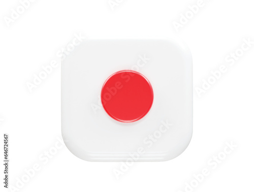 Record icon illustration element render Free Download Record icon illustration element render - GFXLoad