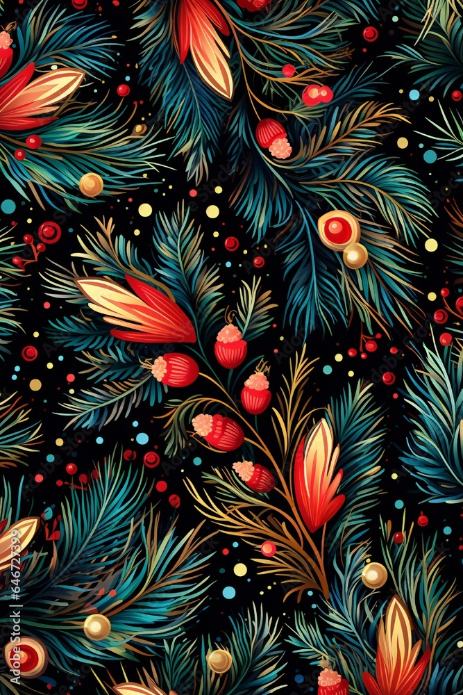 Abstract artistic Christmas Texture Generative AI Abstract artistic Christmas Texture Generative AI