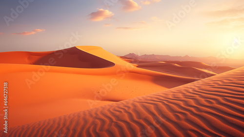 sand dunes in desert © Daniel