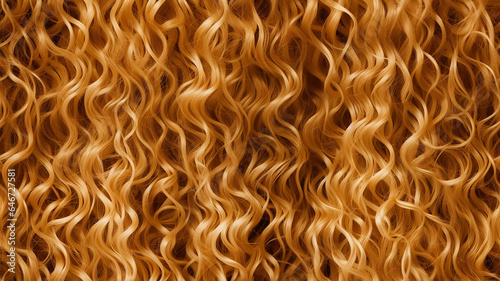 background texture golden hair, blonde background silky curly female hair