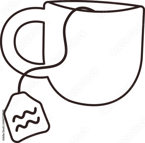 Mug With Tea Doodle