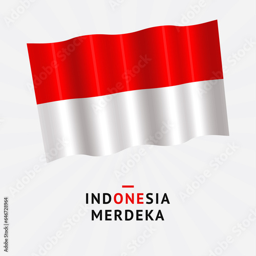 Indonesian nusantara merdeka flag bendera kemerdekaan proklamasi august agustus asian dirgahayu 