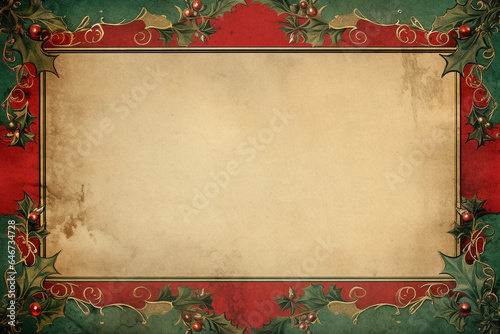 vintage christmas greeting card 