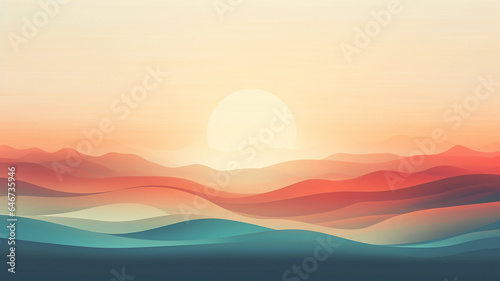 Sunset in the desert © Studio KIVI
