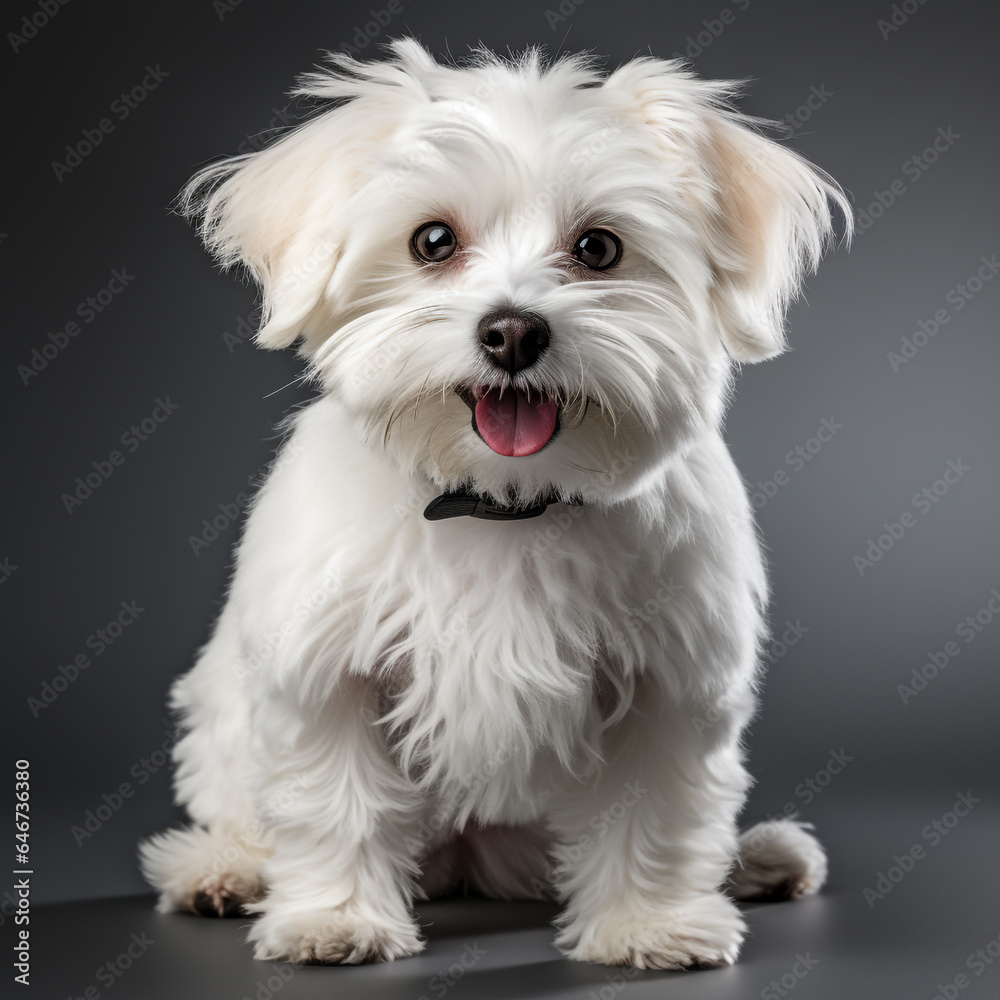 cute white maltese dog cute white maltese dog