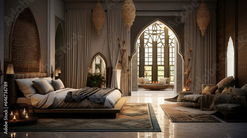 Moroccan style bedroom