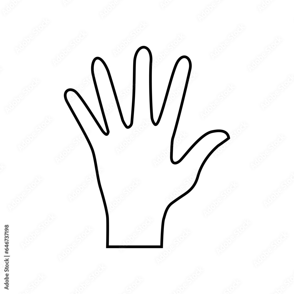 Hand symbol icon vector. Hand illustration sign. Symbol shown by the hand sign. Hand symbol icon vector. Hand illustration sign. Symbol shown by the hand sign.