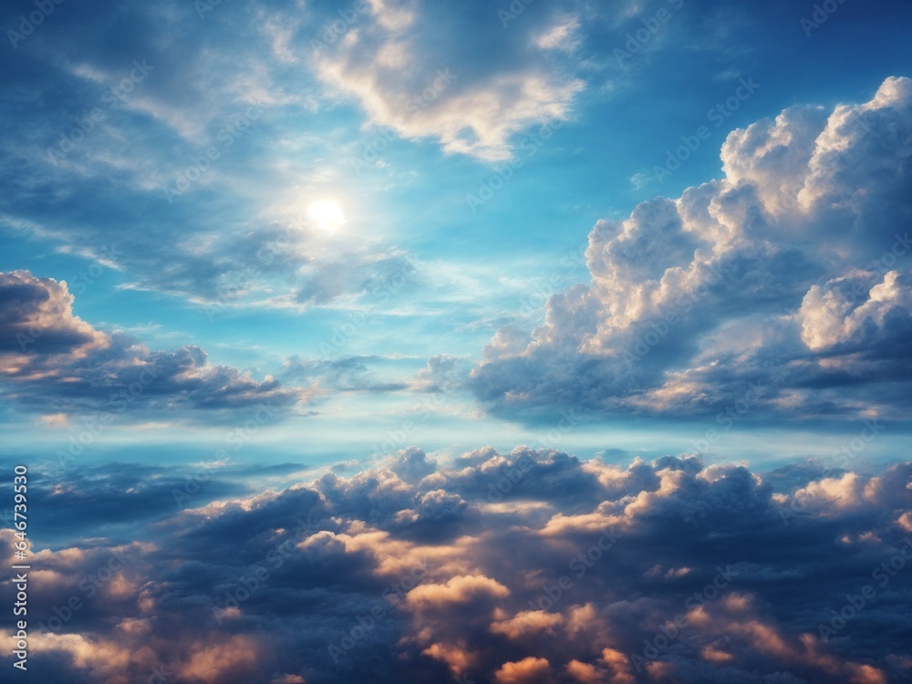 Beautiful Cloudy Sky Background Beautiful Cloudy Sky Background