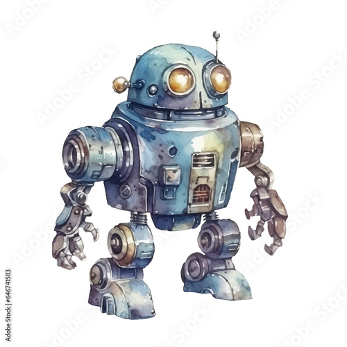 toy in watercolor style illustration, generative AI
