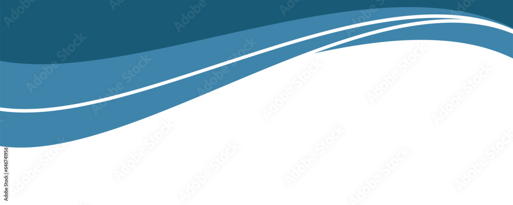 Obraz premium Modern banner background design. Banner template with dynamic wave shapes.