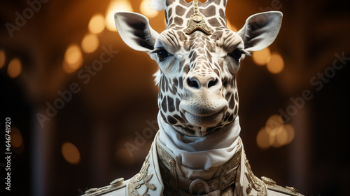 portrait of a giraffe UHD wallpaper Stock Photographic Image