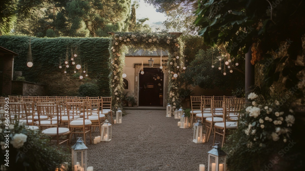 Natural and boho chic style wedding decoration in a french mansion Natural and boho chic style wedding decoration in a french mansion