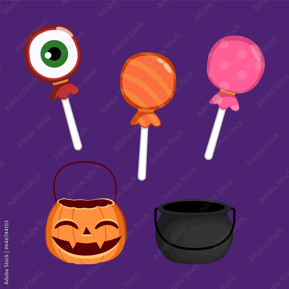 Halloween Candy Bucket Set : The set of Halloween candies collection, lollipops cauldron and pumpkins, for your Halloween celebrations. From eye-wrapped candies to cauldrons and jack o' lanterns. Halloween Candy Bucket Set : The set of Halloween candies collection, lollipops cauldron and pumpkins, for your Halloween celebrations. From eye-wrapped candies to cauldrons and jack o' lanterns.