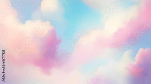 Abstract colorful background with clouds, Colorful Cloudscape Art, Hues in the Sky