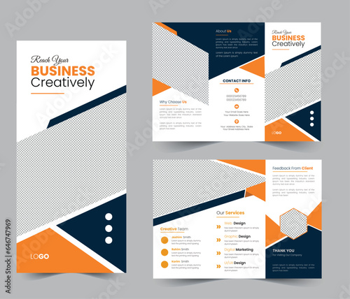 business brochure template layout design, brochure editable template layout, minimal business brochure template design 