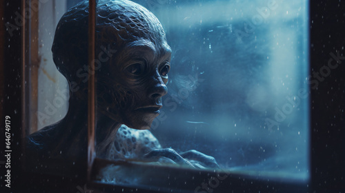 Alien at the window