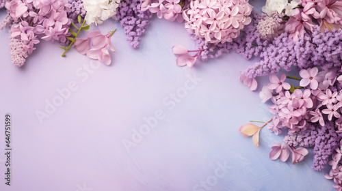 Background of spring flowers