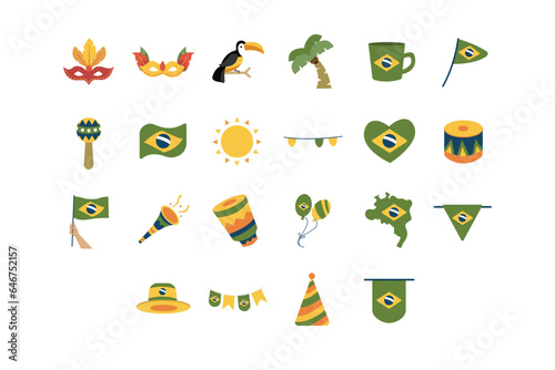 Brazilian Illustration Set