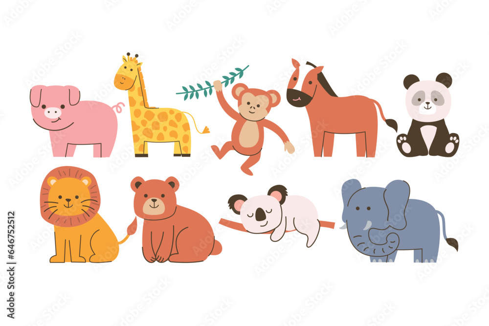 Fototapeta premium World Animal Day Illustration