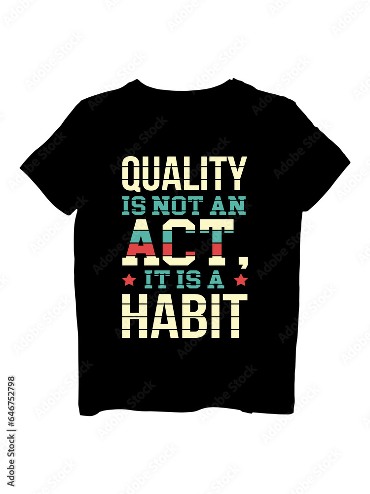 typography slogan T-shirt Design 