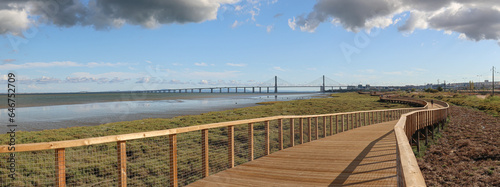 Loures River Route, which connects the cities of Lisbon to Loures, Portugal photo