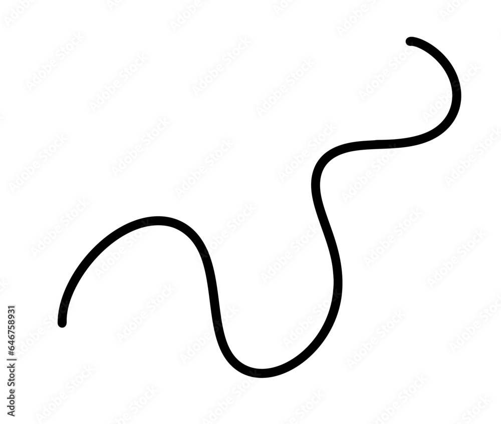 Black hand drawn curved swirled abstract line. Scribble curly brush strokes vector pen doodle calligraphy, thin squiggle. style sketches Black hand drawn curved swirled abstract line. Scribble curly brush strokes vector pen doodle calligraphy, thin squiggle. style sketches