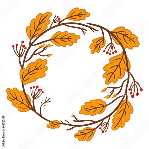 Fall Leaves Wreath