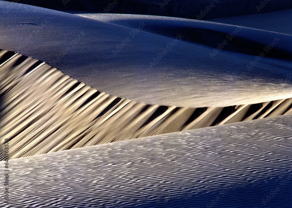 Fototapeta premium The Mesquite Sand Dunes in Death Valley National Park in California USA