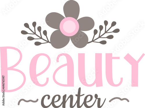 Beauty Center Floral Banner