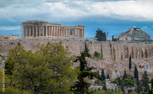 Parthenon and Ancient Acropolis in Athens Greece