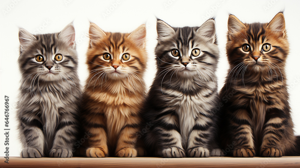 set of kittens UHD wallpaper Stock Photographic Image 