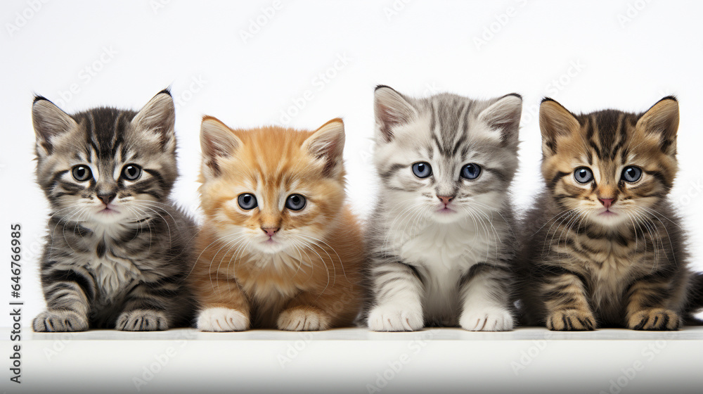 two kittens UHD wallpaper Stock Photographic Image 