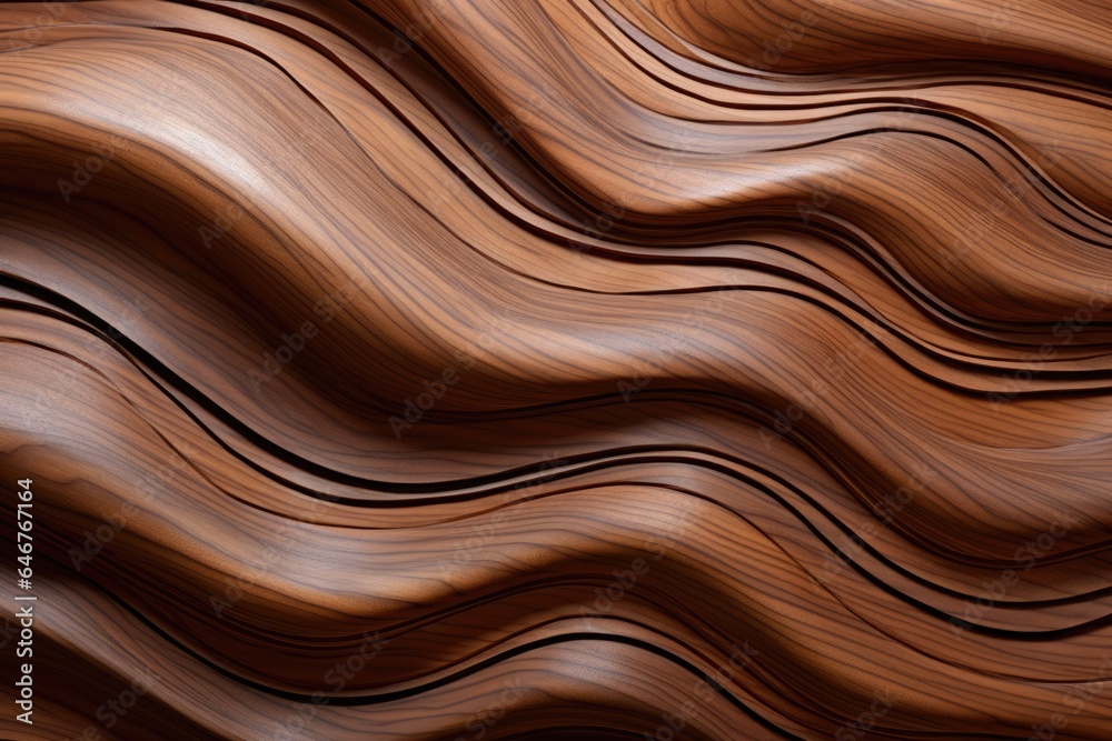 An abstract wood texture with wavy lines An abstract wood texture with wavy lines