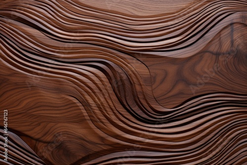 A close-up of a beautifully textured wooden surface with organic and flowing patterns