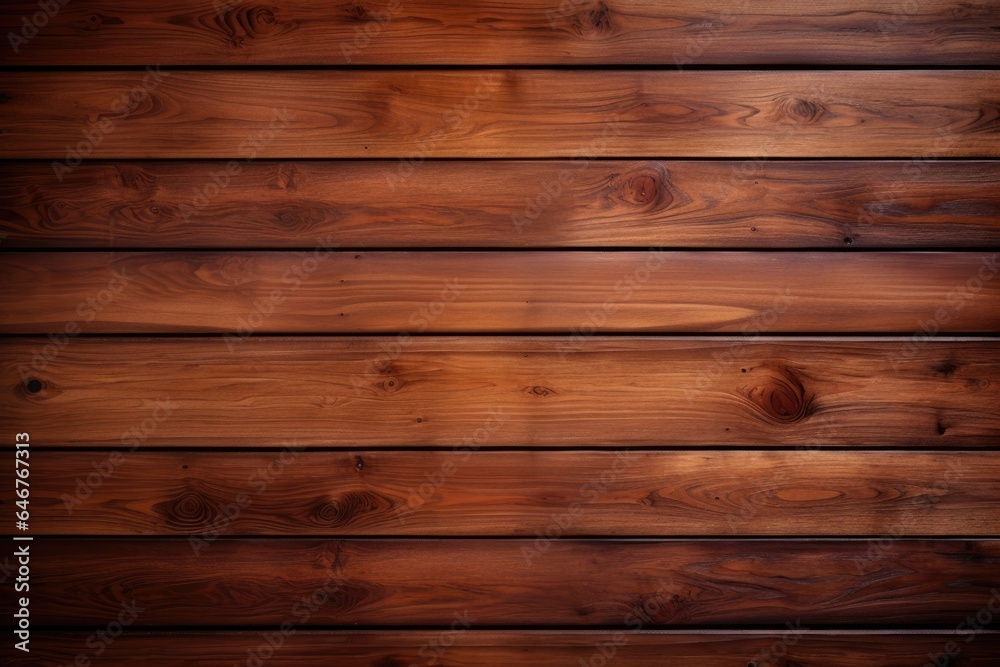 A rustic wooden wall with a warm brown hue A rustic wooden wall with a warm brown hue