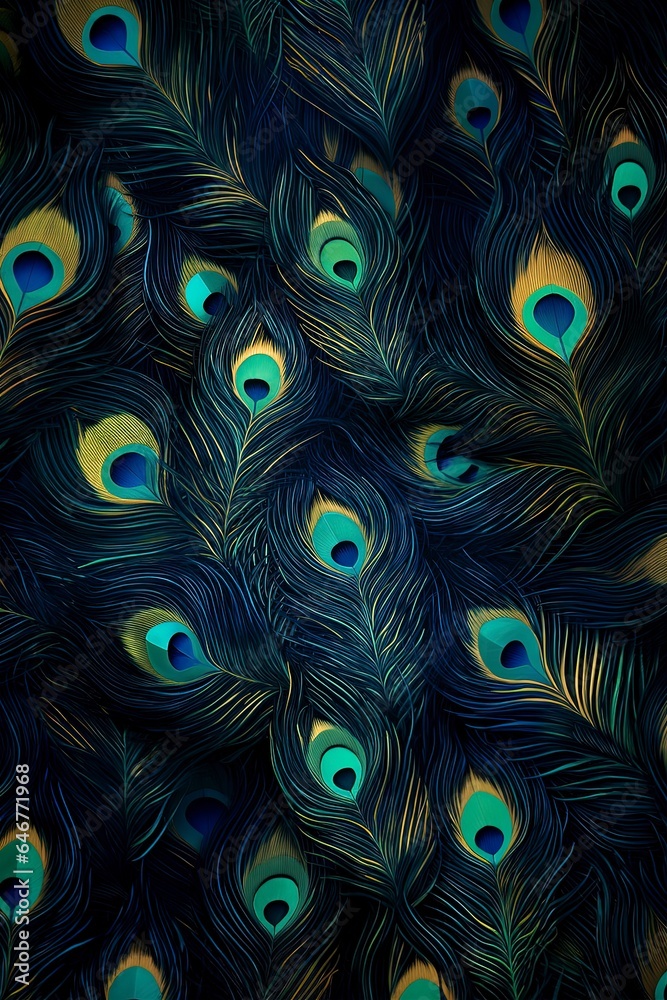 Fototapeta premium Colorful Suminagashi ink Marbled Texture background.