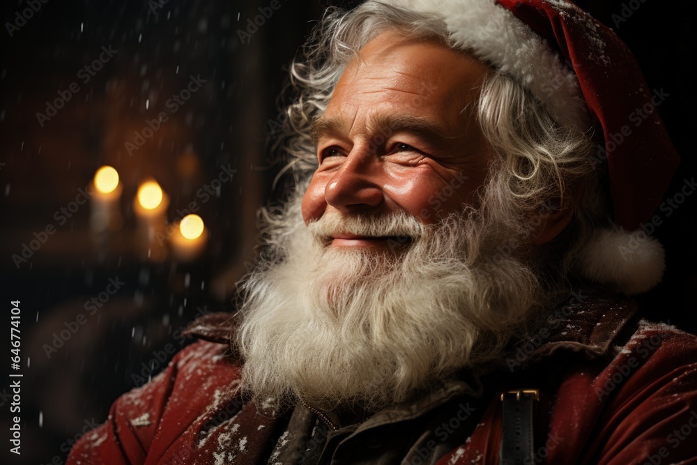 Portrait of a smiling Santa Claus