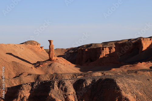 Khermen Tsav Canyon, one of the most beautiful place in Western Gobi, Mongolia photo