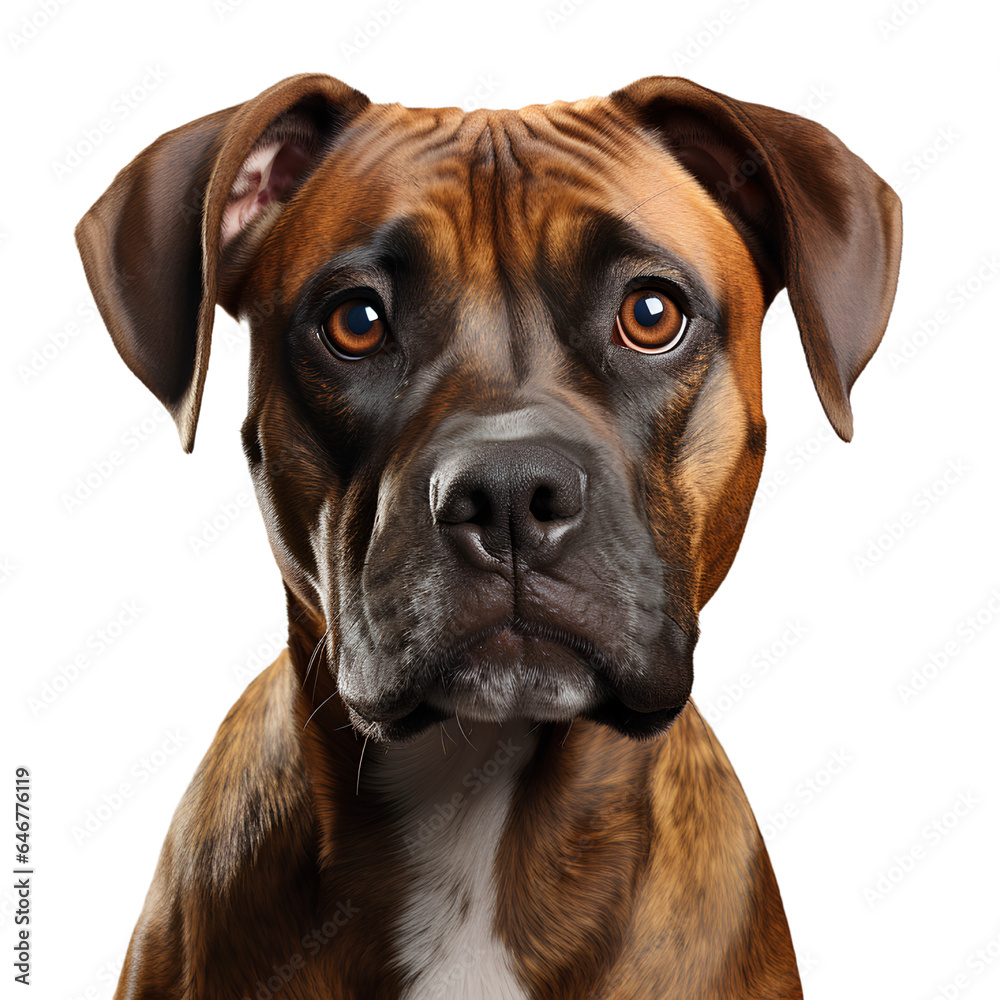 Obraz premium smile boxer dog