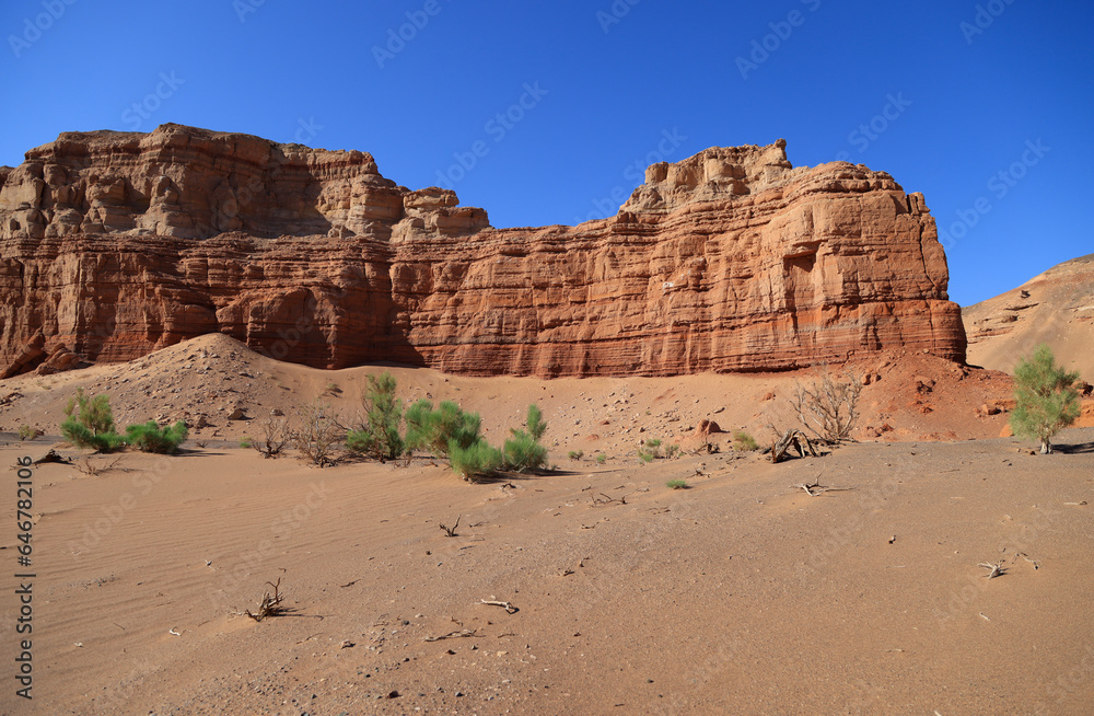 Khermen Tsav Canyon, one of the most beautiful place in Western Gobi, Mongolia
