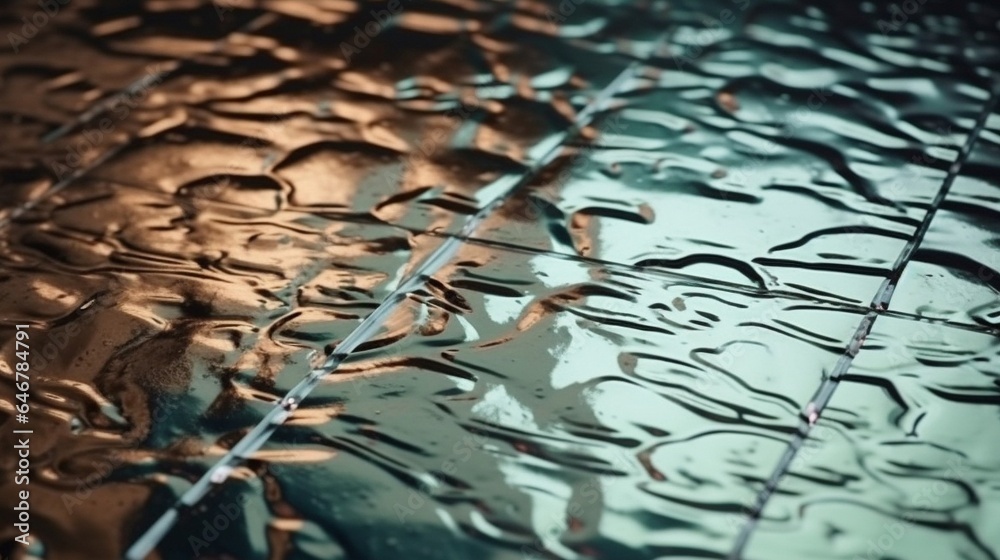 close up of crumpled foil, generative ai close up of crumpled foil, generative ai