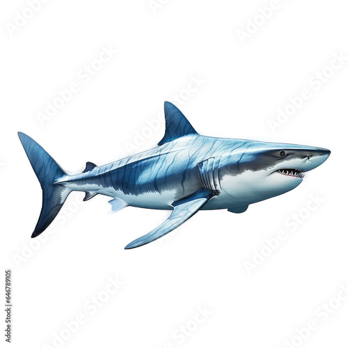 Shark  Isolated On Transparent  PNG