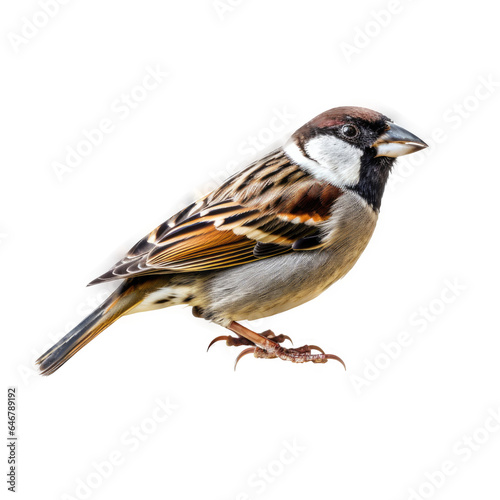 Sparrow, Isolated On Transparent, PNG