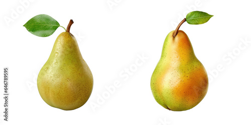 Pear., Isolated On Transparent, PNG