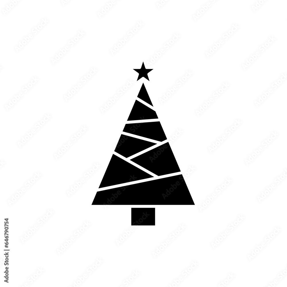 Christmas tree icon Christmas tree icon