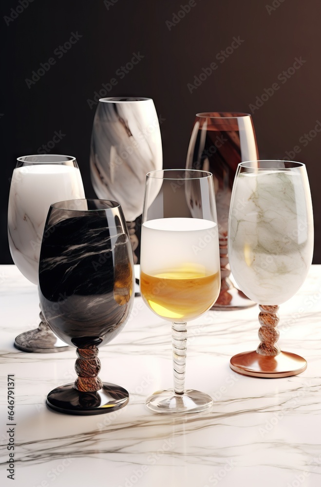 Glasses with different sorts of drinks on a white background. Glasses with different sorts of drinks on a white background.
