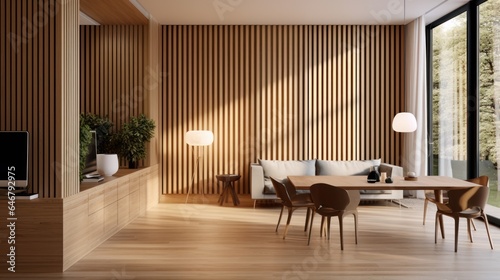 Interior Design Ideas Using Lamellas