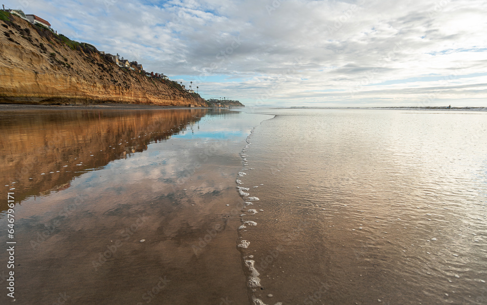 Moonlight beach, city of Encinitas in San Diego County, California Moonlight beach, city of Encinitas in San Diego County, California