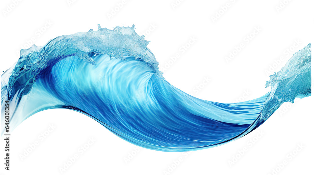 Blue wave isolated Blue wave isolated