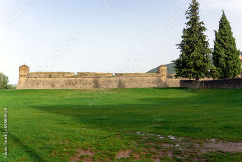 Wallpaper Mural Partial view of the wall of the Jaca citadel (16th-17th centuries). Huesca, Aragon, Spain. Torontodigital.ca